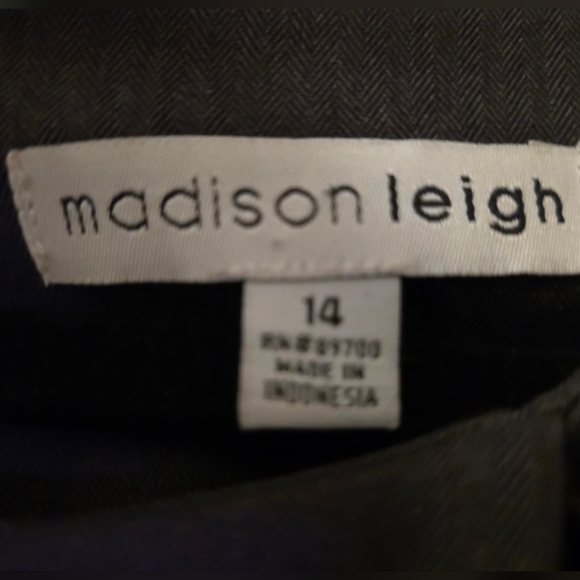 Madison Leigh Black Pleated Mini Dress Cap Sleeves Bow Detail At Neckline - Picture 5 of 5